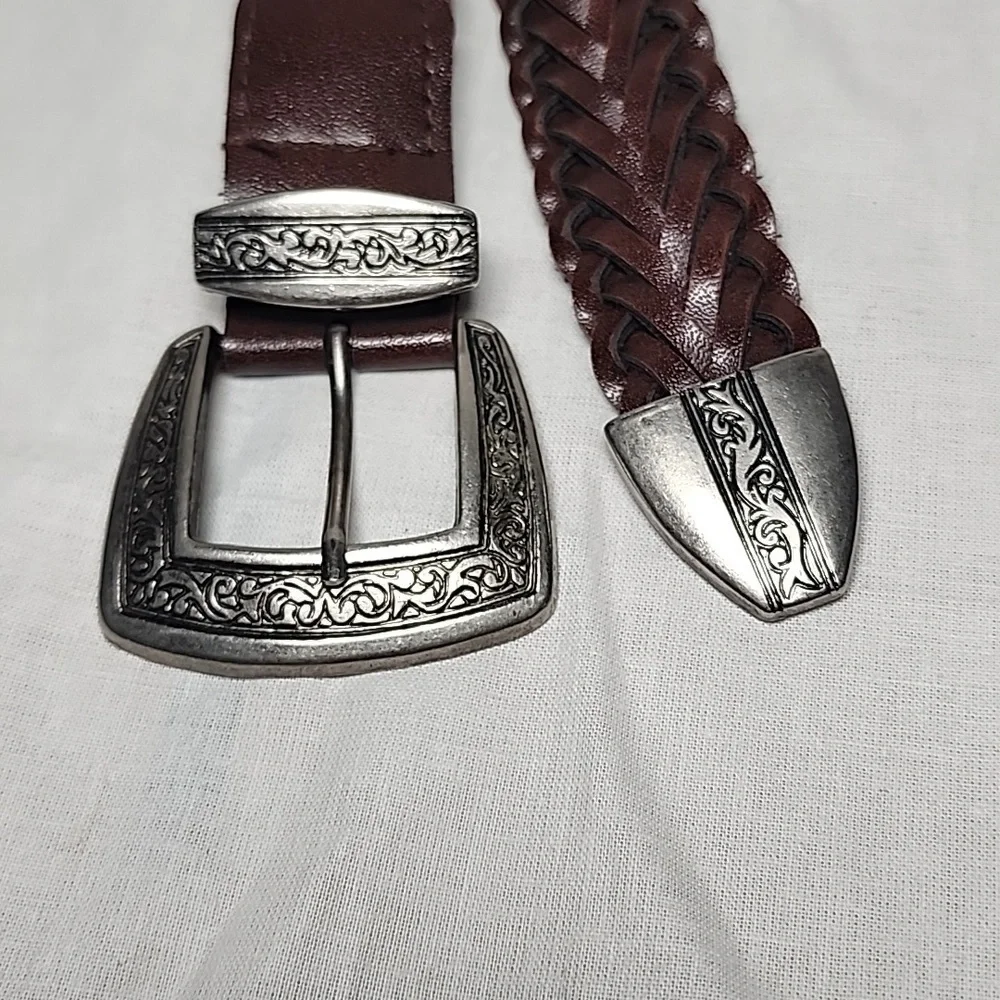BRAIDED Brown Belt Size L 🧡